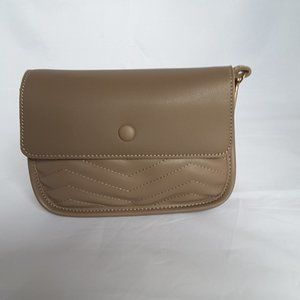 FAUX LEATHER CROSSBODY PURSE